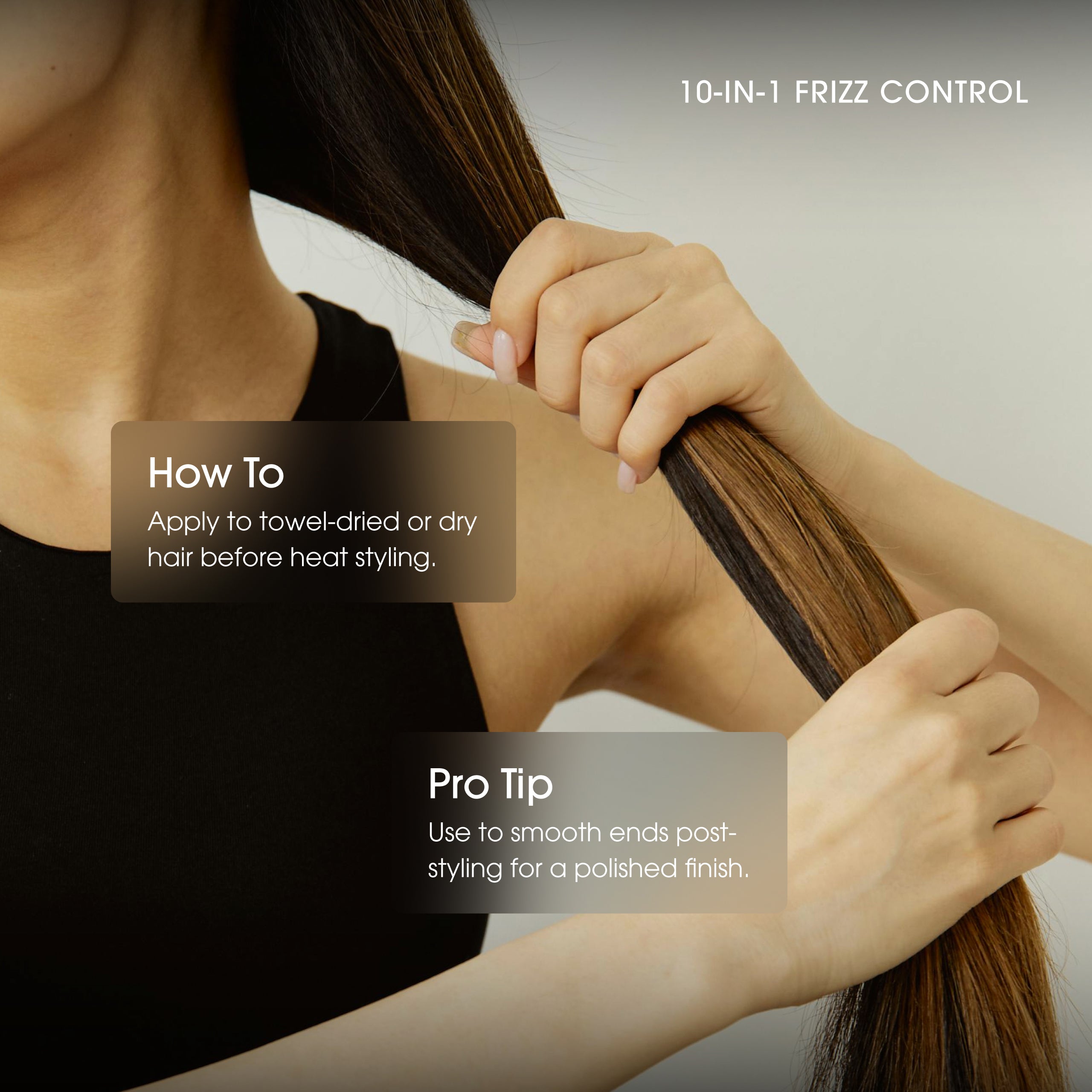 Advanced Clinicals 10-in-1 Frizz Control Hitzeschutz Biotin