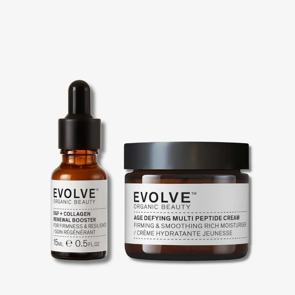 Evolve Organic Beauty Advanced Skin Renewal Duo Serum Set