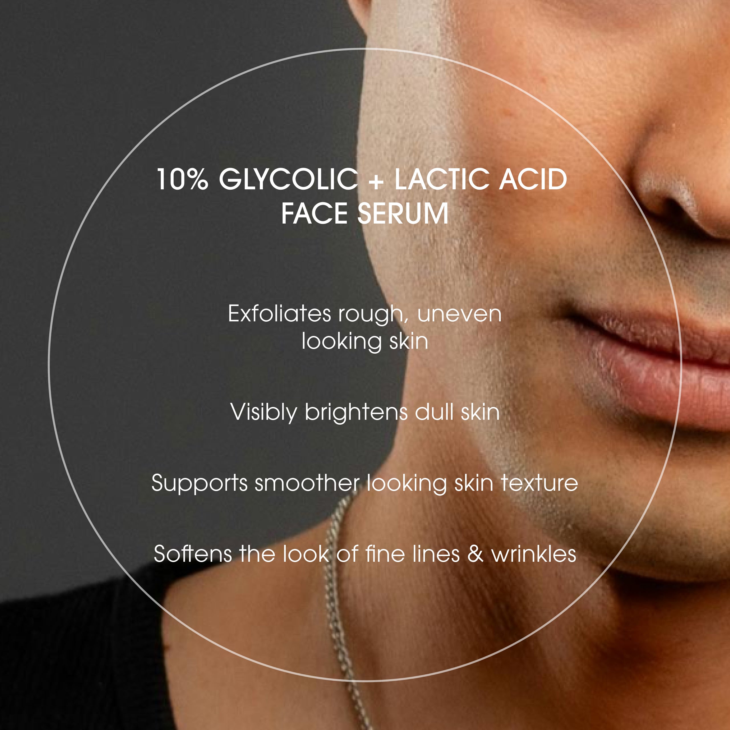 Advanced Clinicals 10% Glycolic Gesichtsserum AHA Peeling
