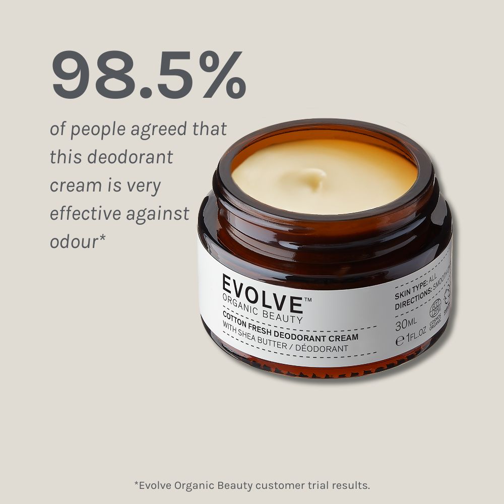 Evolve Cotton Fresh Deodorant Creme Deo Sheabutter