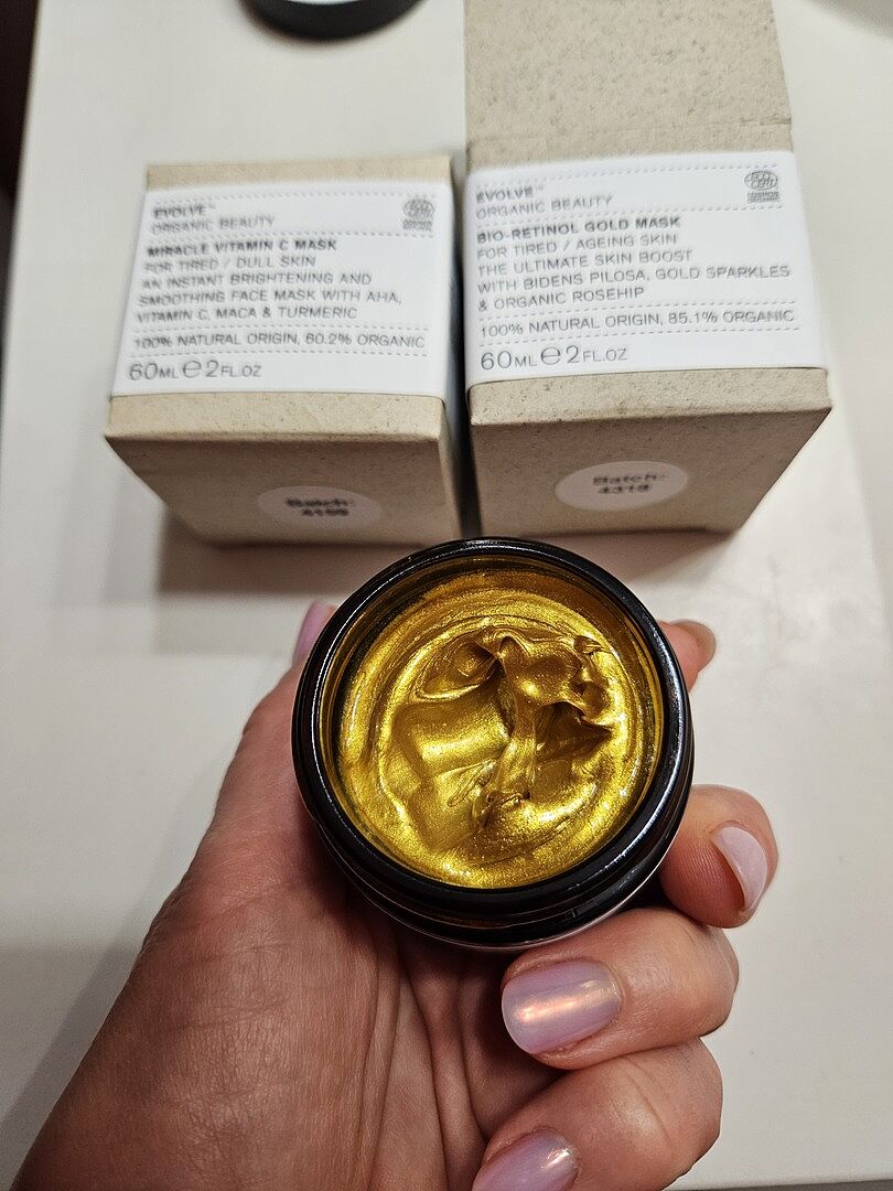 Evolve Bio-Retinol Gold Face Mask Gesichtsmaske Supersize Falten