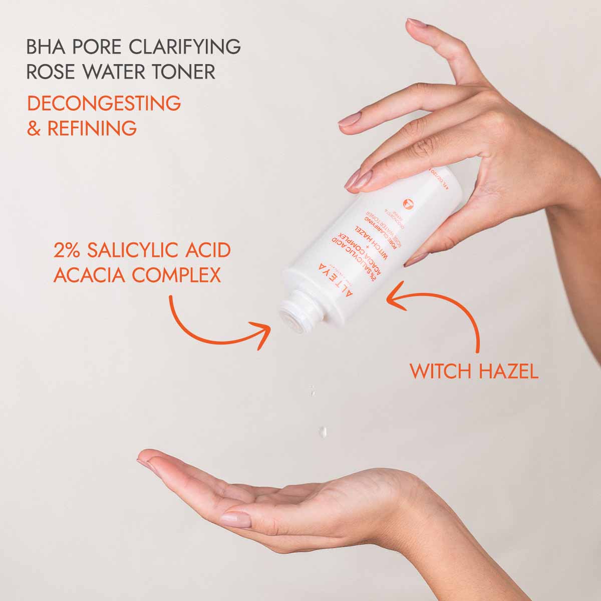 Alteya Organics BHA Pore Clarifying Rose Water Toner Gesichtstoner Poren