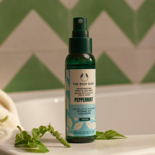 The Body Shop Bath & Body Peppermint Foot Mist 100 ml kühlend