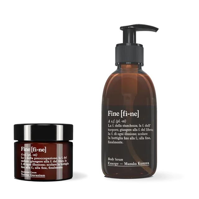 fine Sets Routine Set Deo+Serum Vetiver Geranium Energy