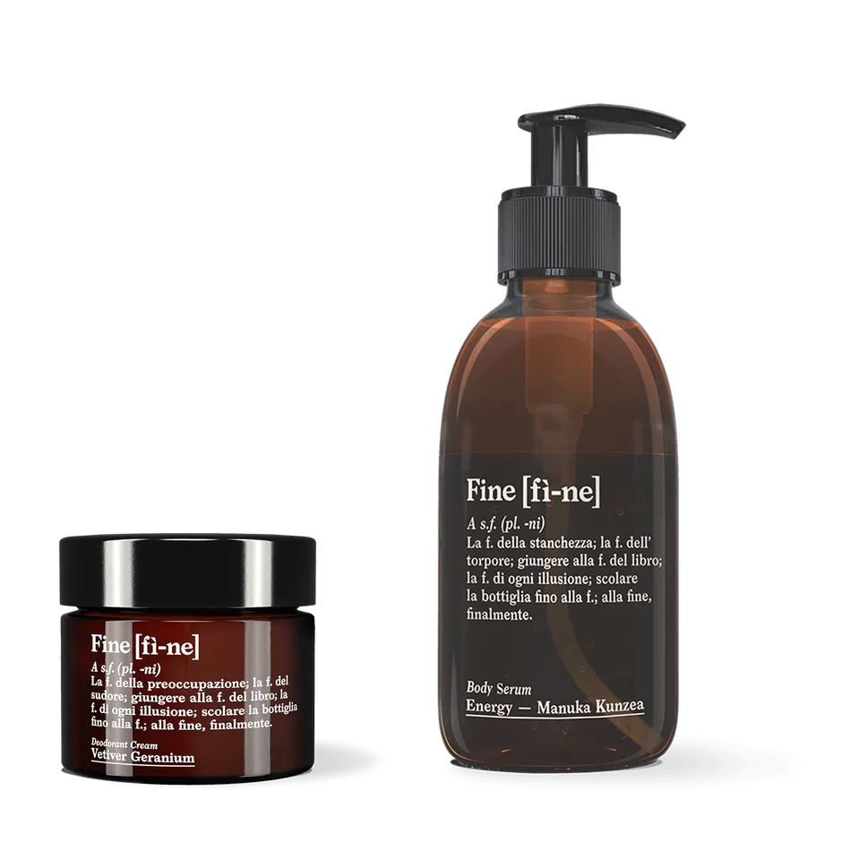 fine Sets Routine Set Deo+Serum Vetiver Geranium Energy