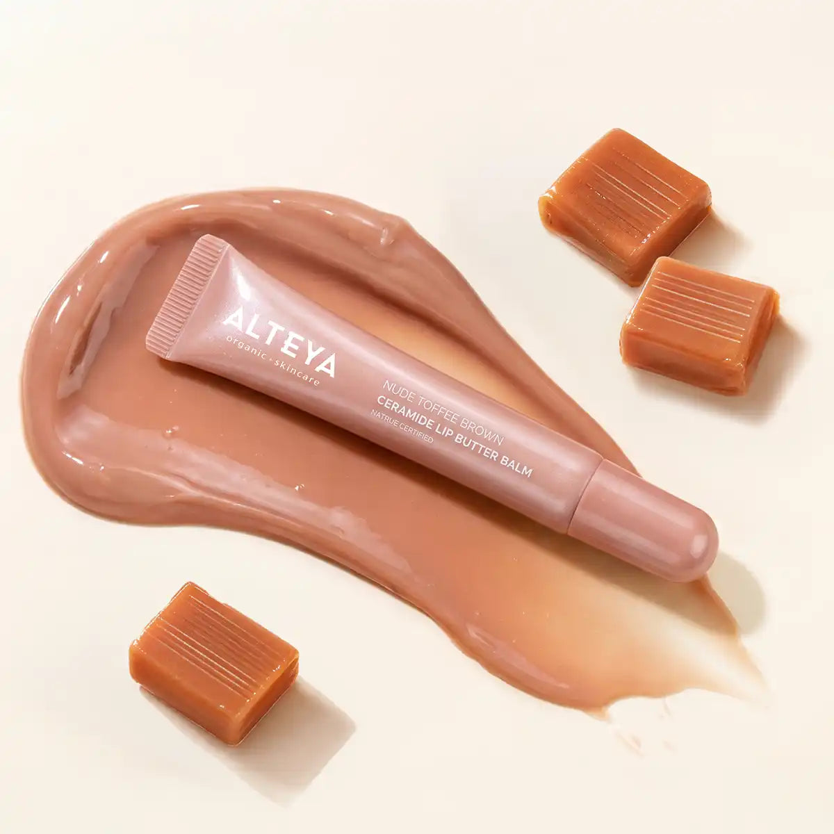 Alteya Lip Care Lip Butter Nude Toffee Brown 10 ml