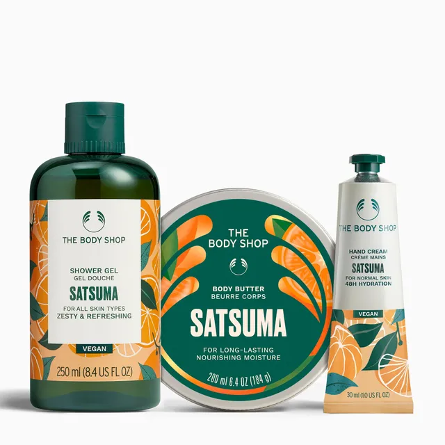 The Body Shop Satsuma Body Care Collection Geschenkset 3-tlg Zitrus