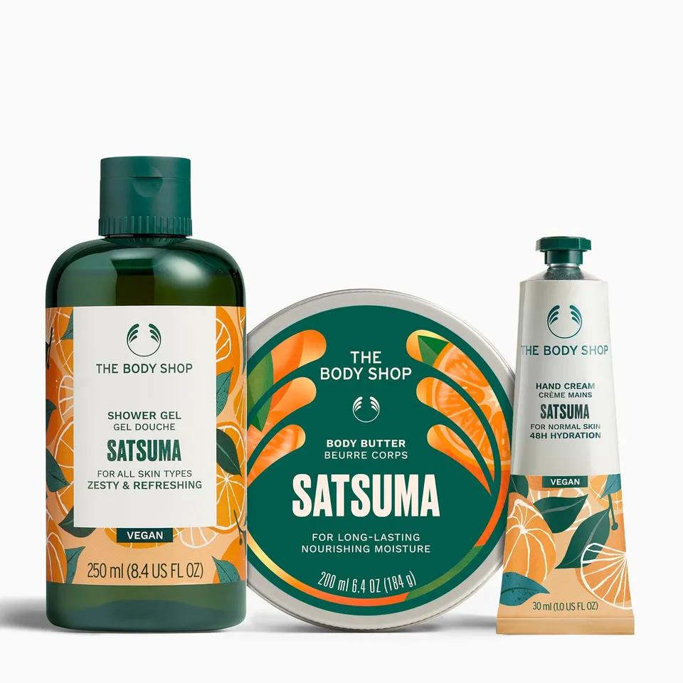 The Body Shop Satsuma Body Care Collection Geschenkset 3-tlg Zitrus