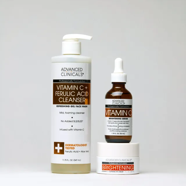 Advanced Clinicals Glow Getter Gift Set Gesichtspflegeset Vitamin C 3tlg