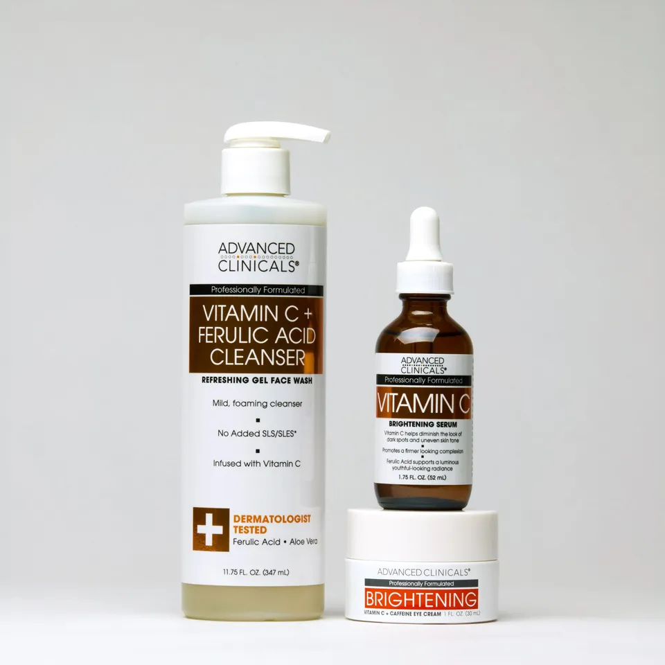 Advanced Clinicals Glow Getter Gift Set Gesichtspflegeset Vitamin C 3tlg