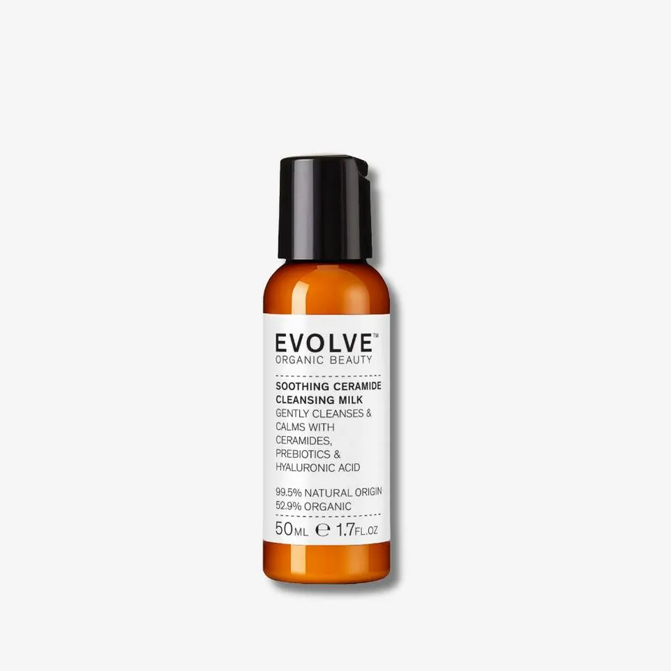 Evolve Organic Beauty Ceramide Reinigungsmilch Travel Size 