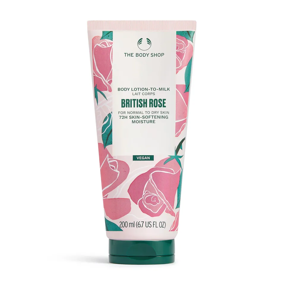 The Body Shop British Rose Body Lotion 200 ml Rose vegan