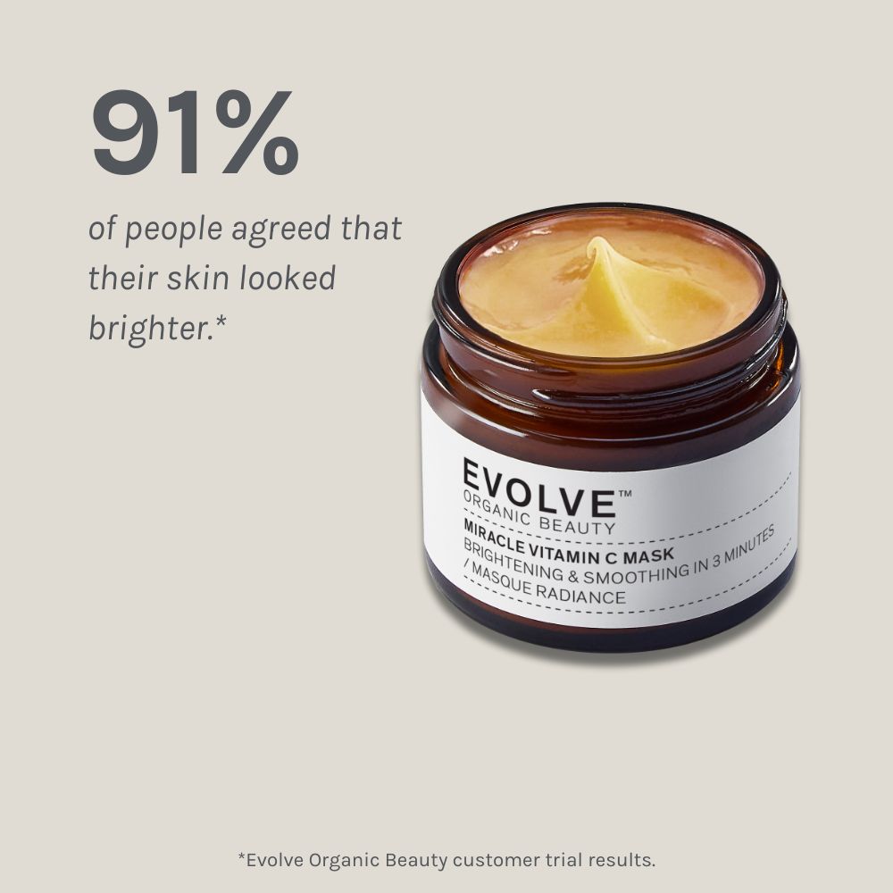 Evolve Organic Beauty Miracle Vitamin C AHA Gesichtsmaske Glow