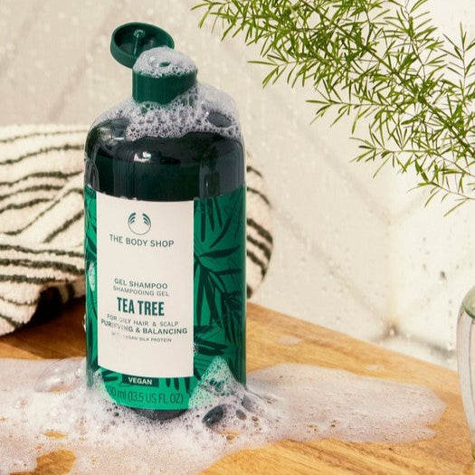 The Body Shop Tea Tree Purify Shampoo Teebaum 250 ml fettig