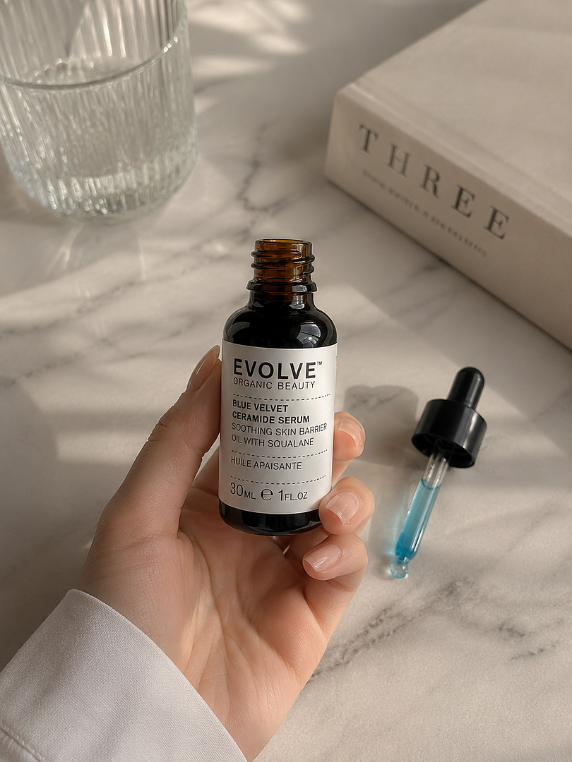Evolve Blue Velvet Ceramide Serum Gesichtsserum Full Size sensible Haut