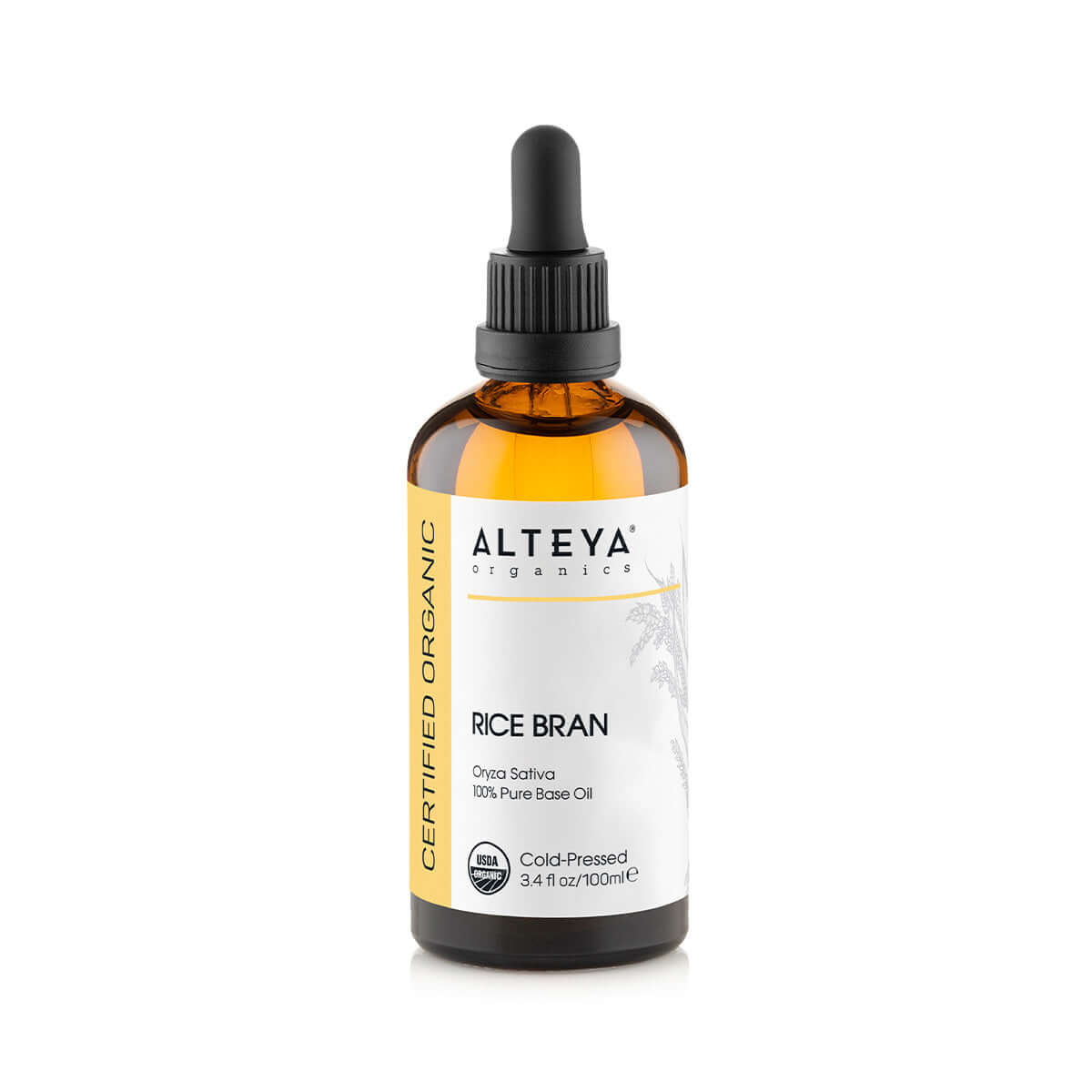 Alteya Organics Carrier Oils Bio Reiskeimöl 100ml kaltgepresst