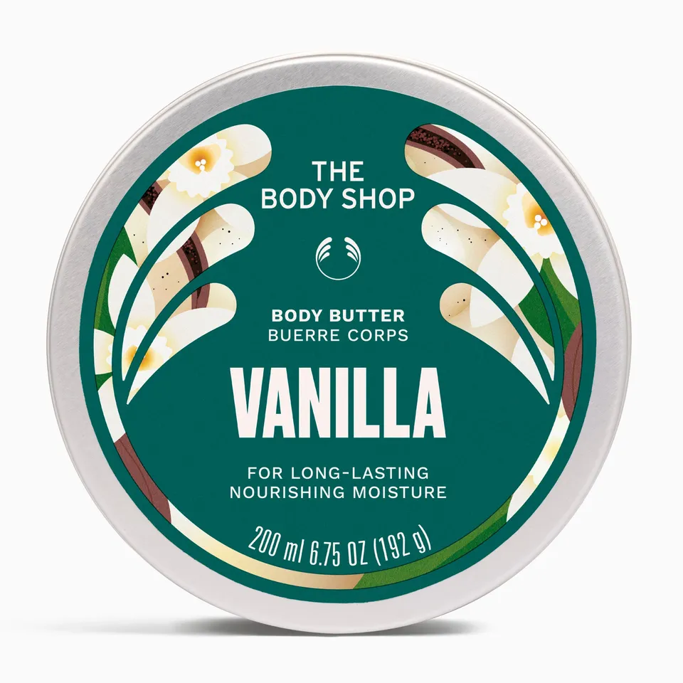 The Body Shop Vanilla Body Butter Körperbutter 200 ml warm