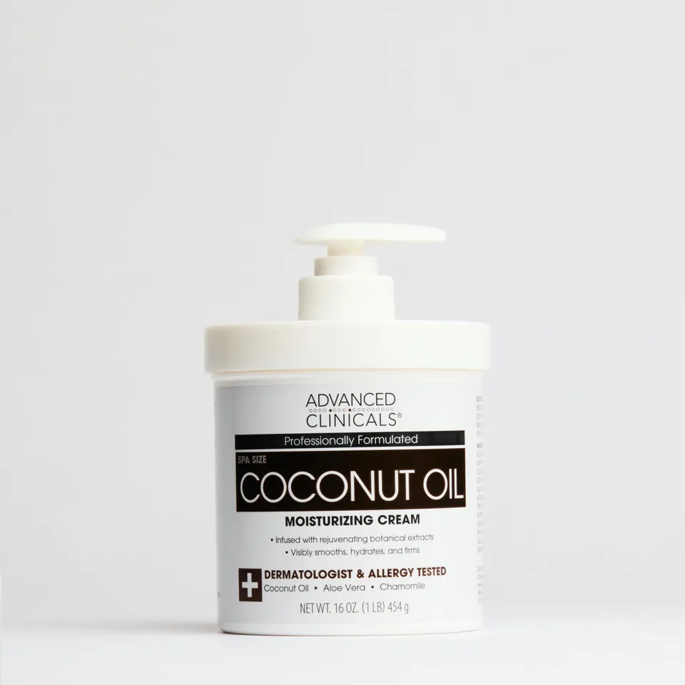 Advanced Clinicals Coconut Körpercreme 454 g sensibel
