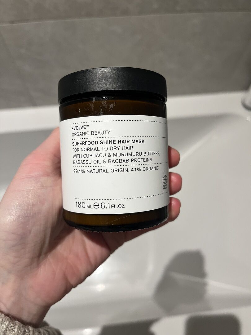 Evolve Organic Beauty Superfood Shine Haarmaske Glanz