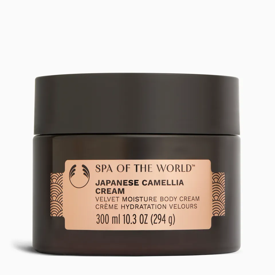 The Body Shop Japanese Camellia Cream 300 ml samtig blumig
