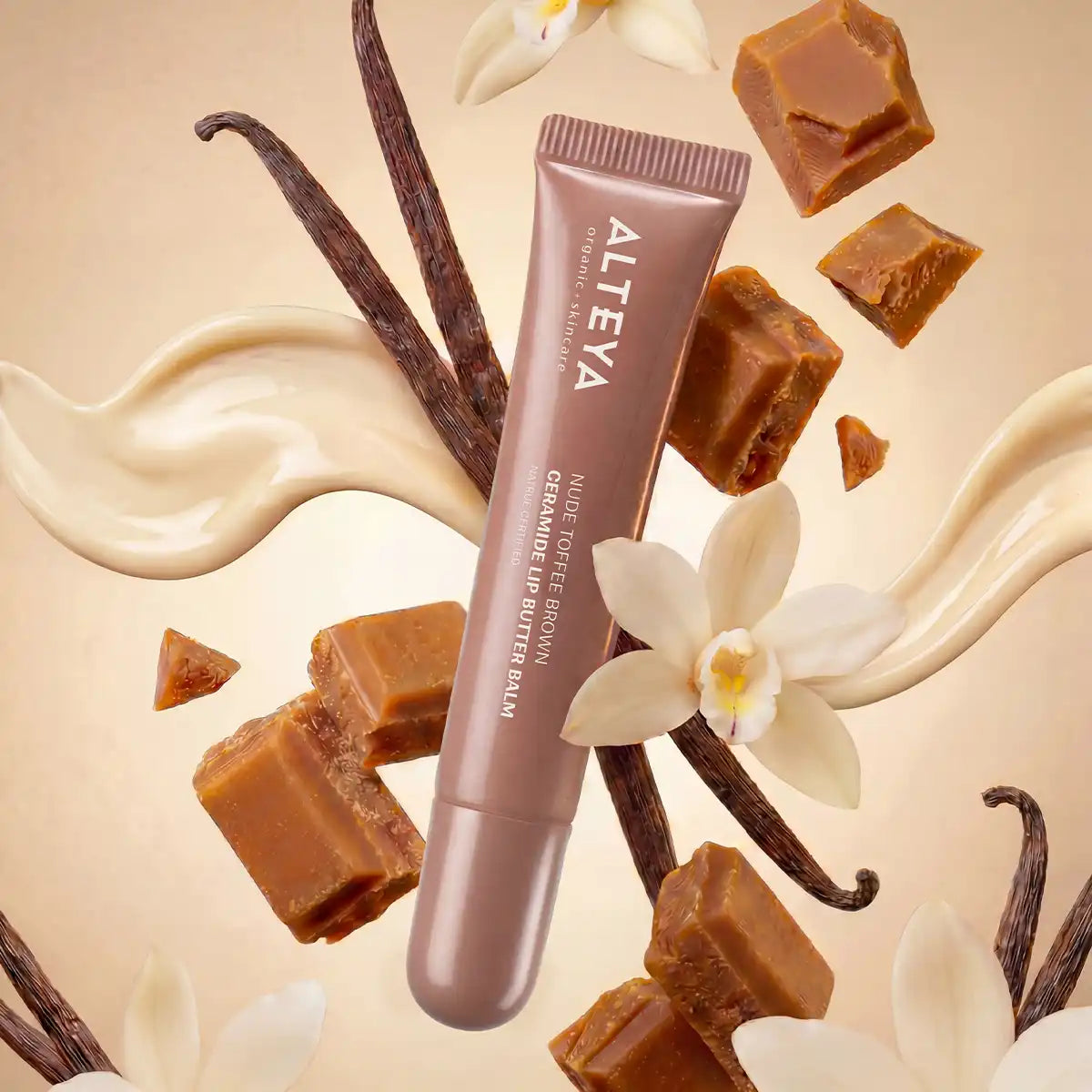 Alteya Lip Care Lip Butter Nude Toffee Brown 10 ml