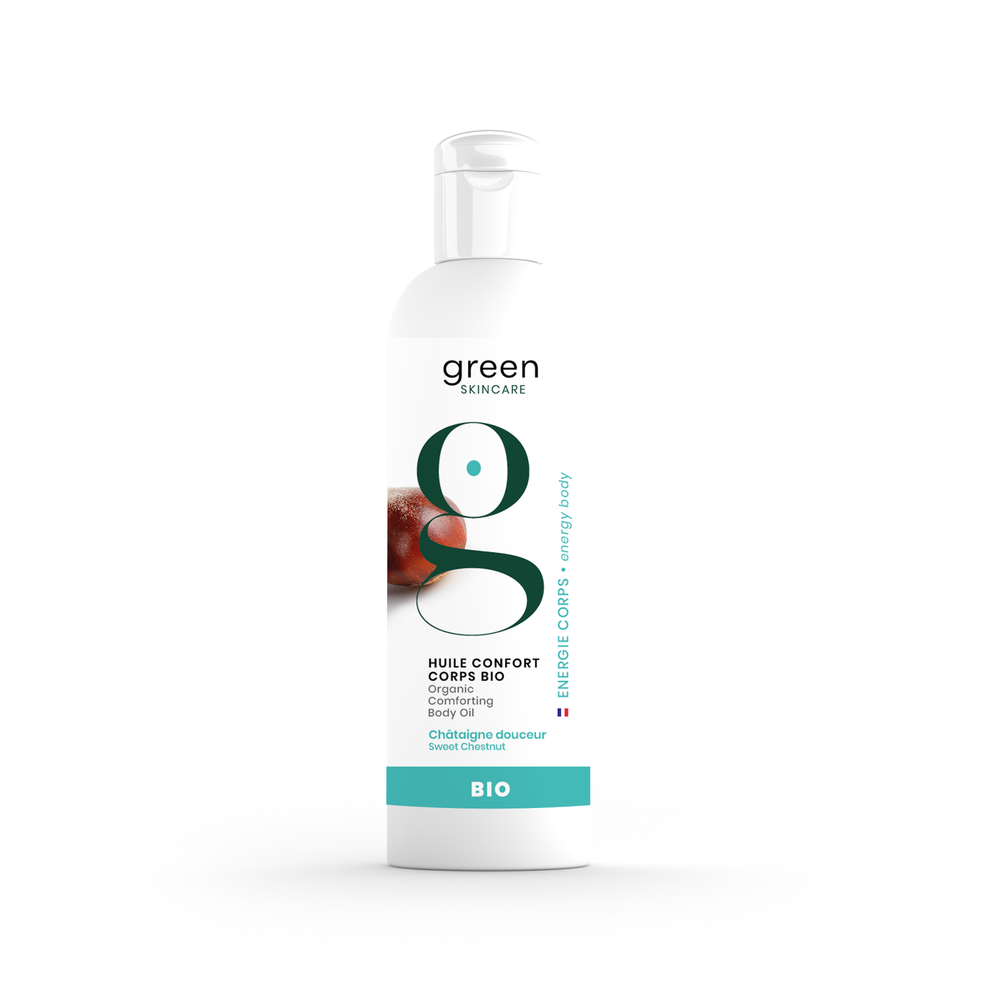 Green Skincare Energie Corps Huile Confort Körperöl Kastanie
