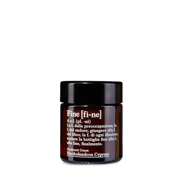 fine Glastiegel Rhododendron Cypress Deocreme 50 g