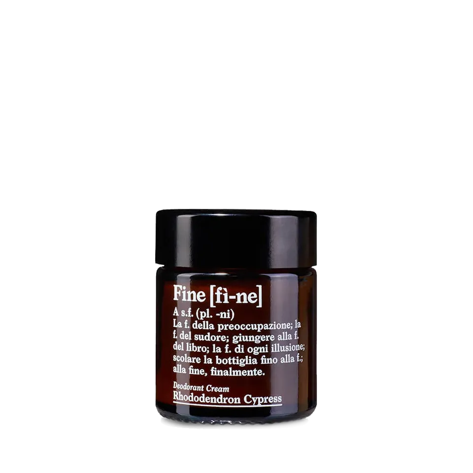 fine Glastiegel Rhododendron Cypress Deocreme 50 g