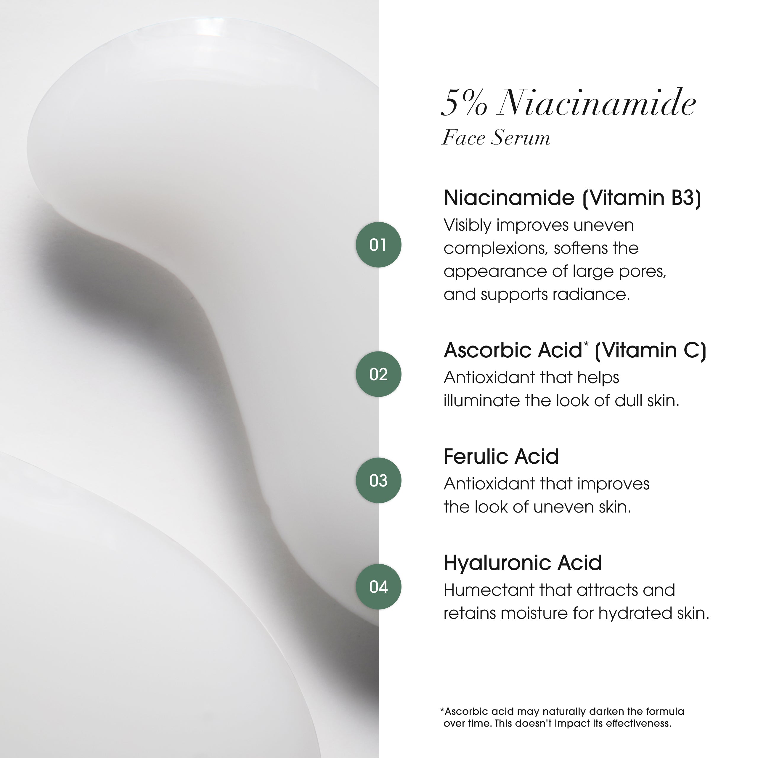 Advanced Clinicals 5% Niacinamide Gesichtsserum mit Vitamin C
