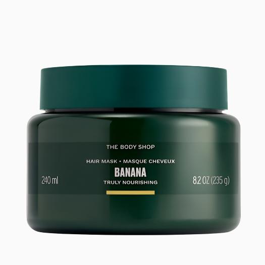 The Body Shop Banana Nourishing Hair Mask 240 ml – Anti-Frizz-Haarmaske für trockenes Haar