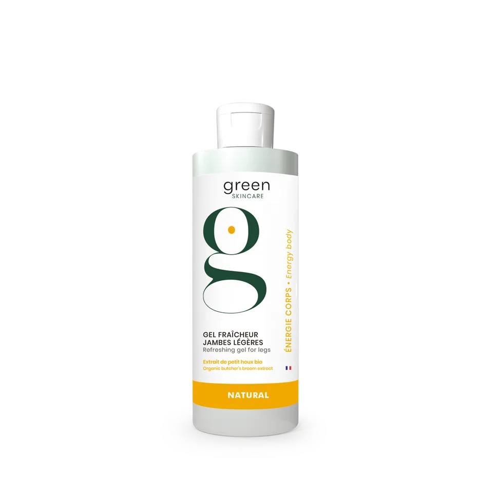 Green Skincare Energie Corps Gel Bein Gel Schwere Beine Menthol