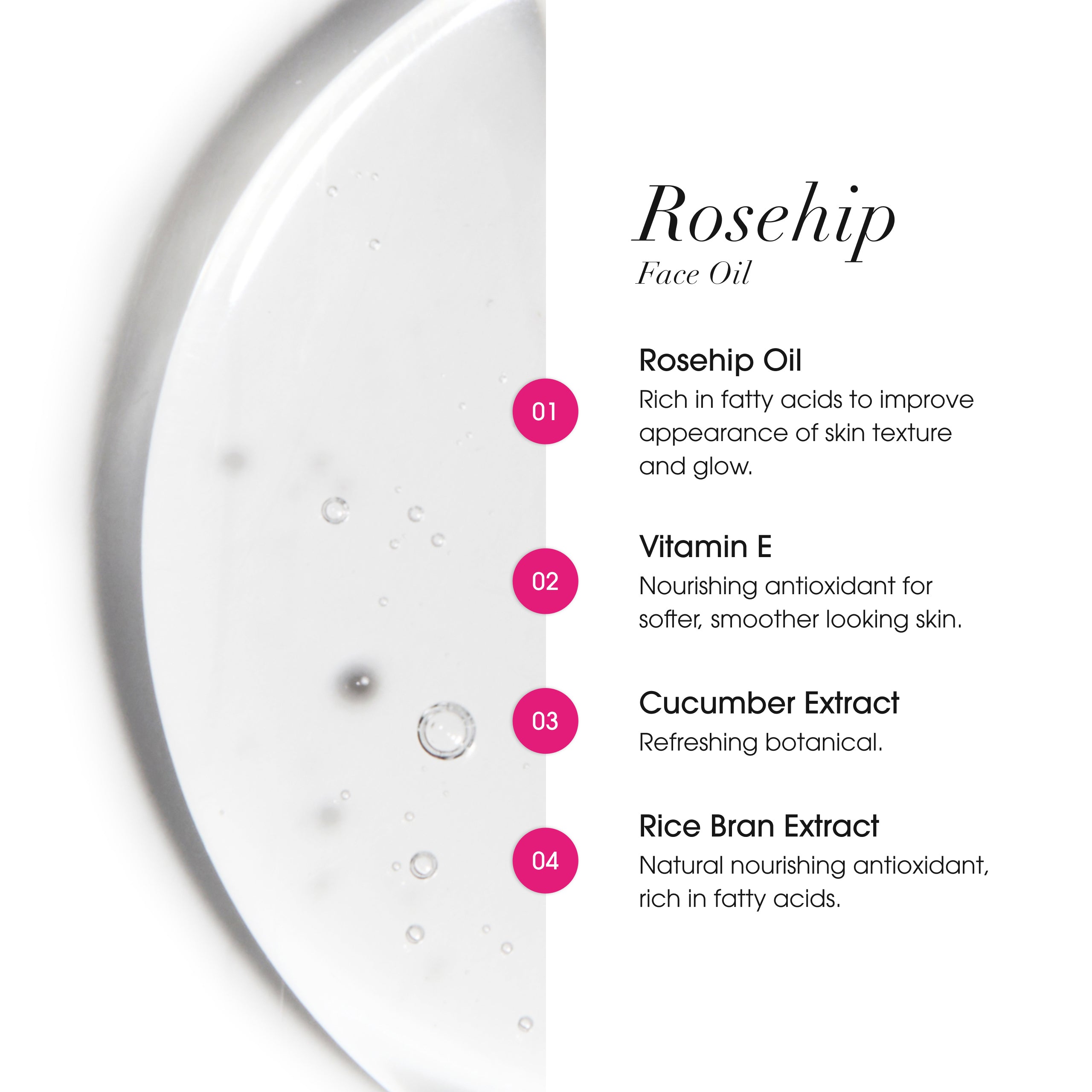 Advanced Clinicals Serums Rosehip Gesichtsöl Hagebutte