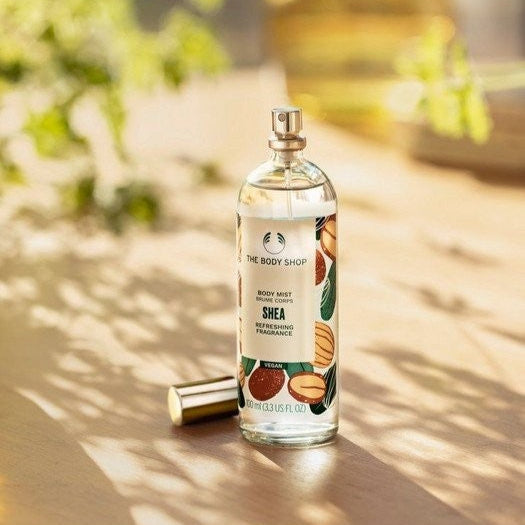 The Body Shop Shea Body Mist Körperspray 100 ml Nussduft
