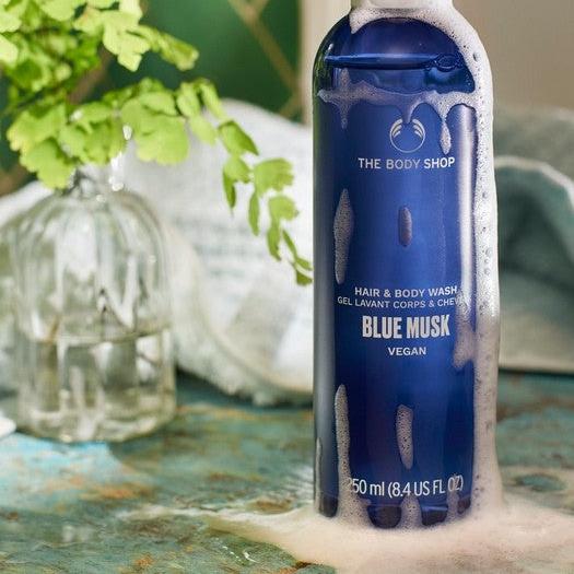 The Body Shop Blue Musk Hair & Body Wash 250 ml Moschus