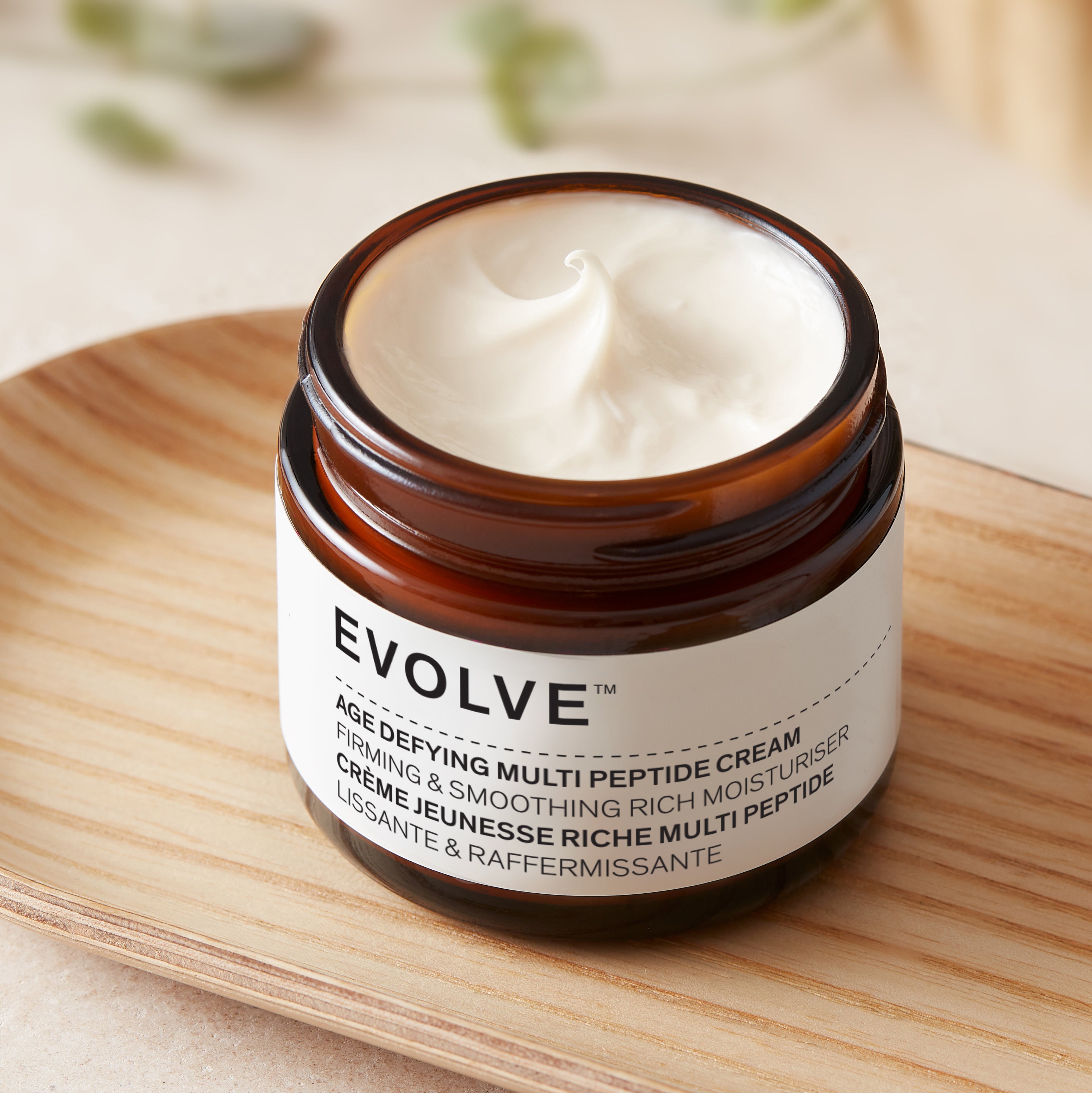 Evolve Organic Beauty Age Defying Multi Peptide Cream Gesichtscreme Hyaluron