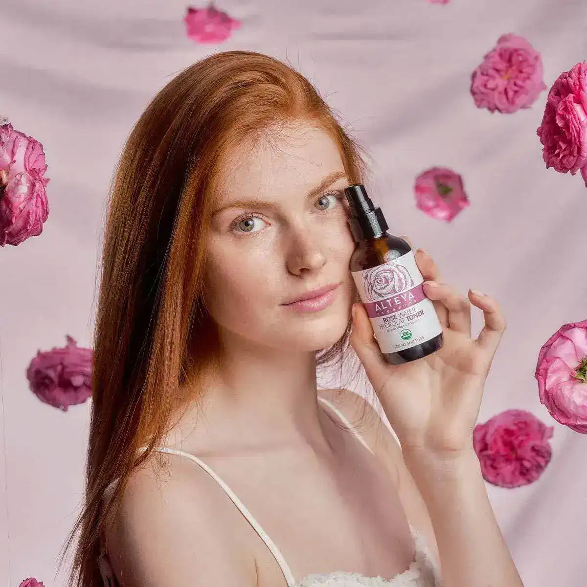 Alteya Rosenwasser Bio Damascena Spray 240ml Glas