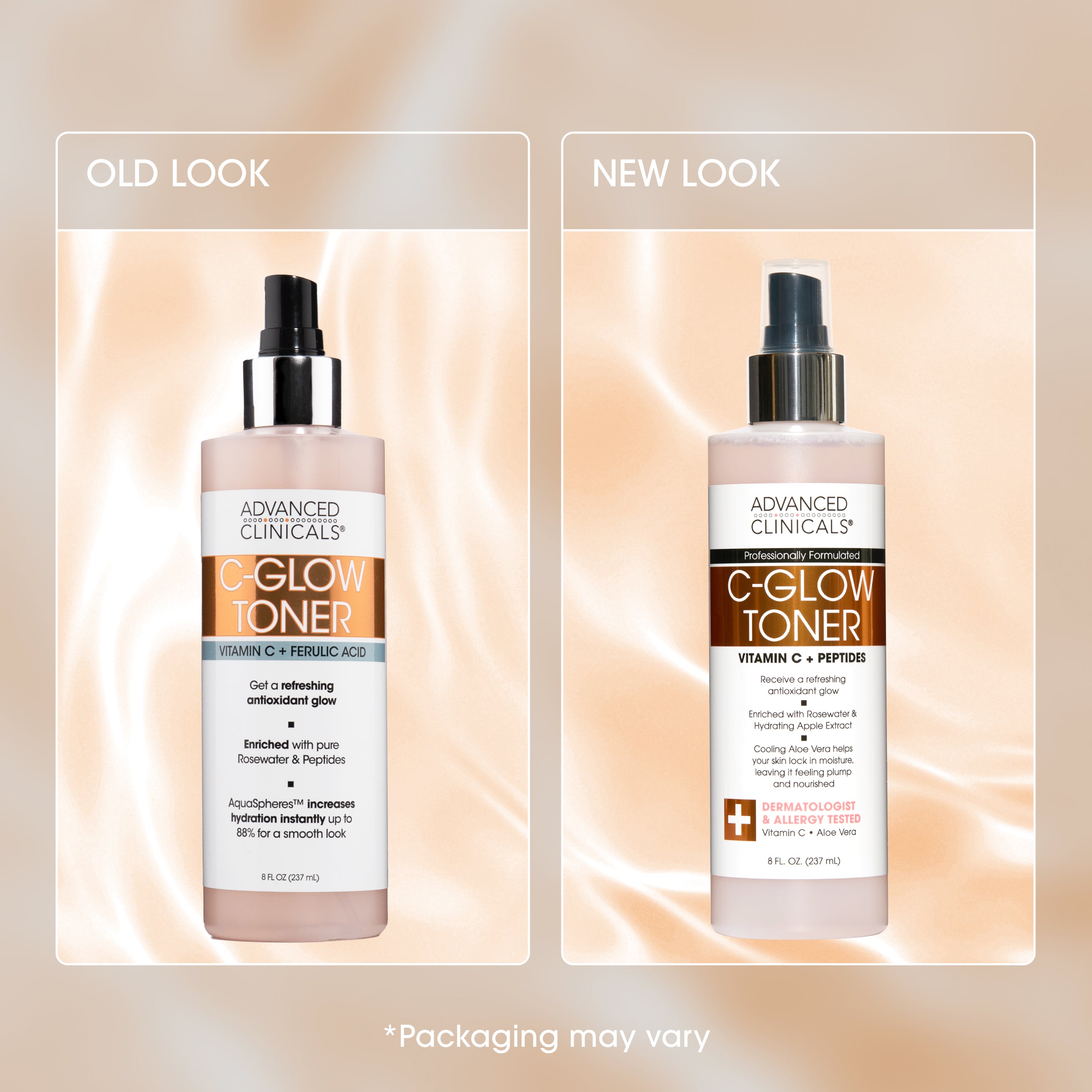 Advanced Clinicals Vitamin C Glow Gesichtswasser Apfel