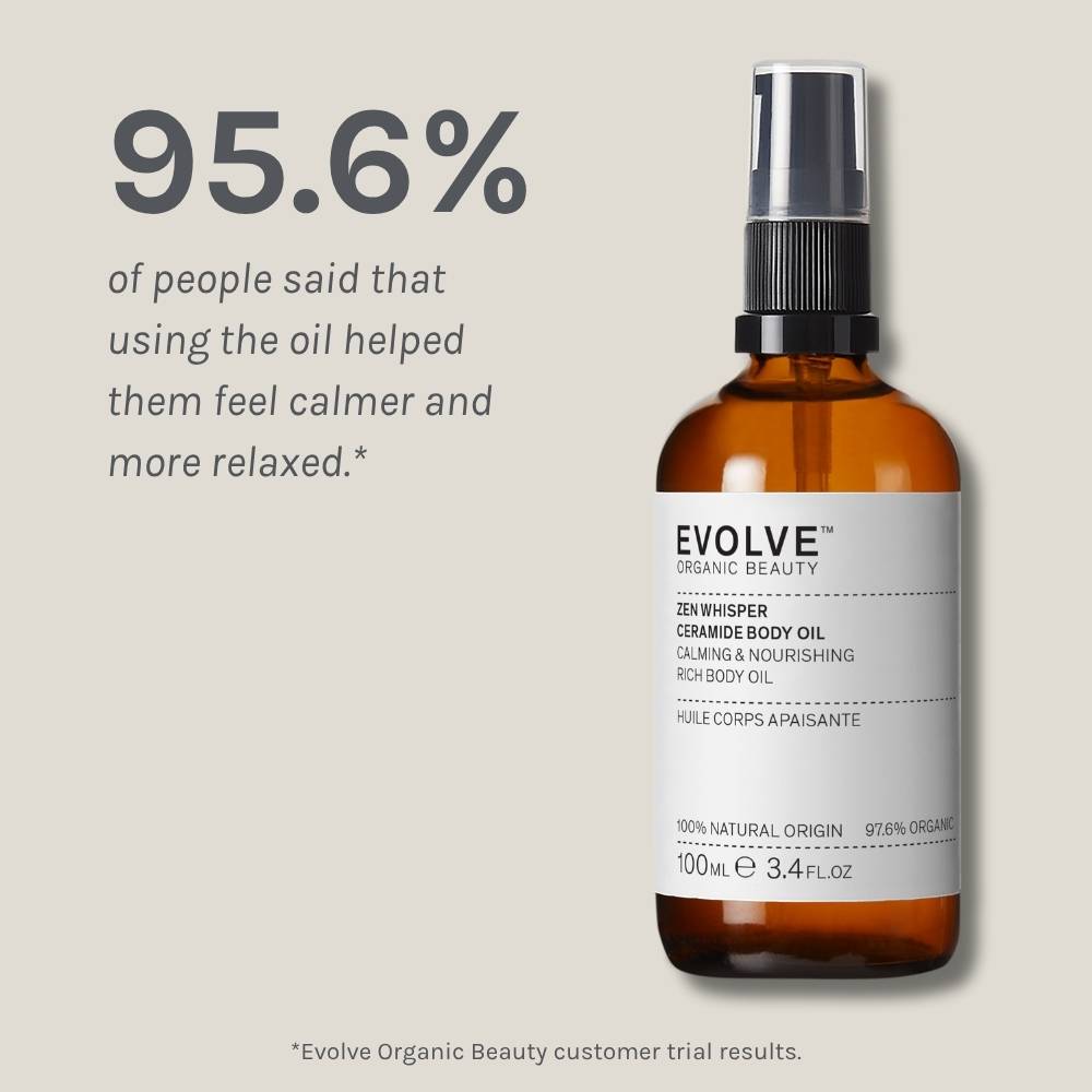 Evolve Organic Beauty Zen Whisper Ceramide Körperöl Lavendel