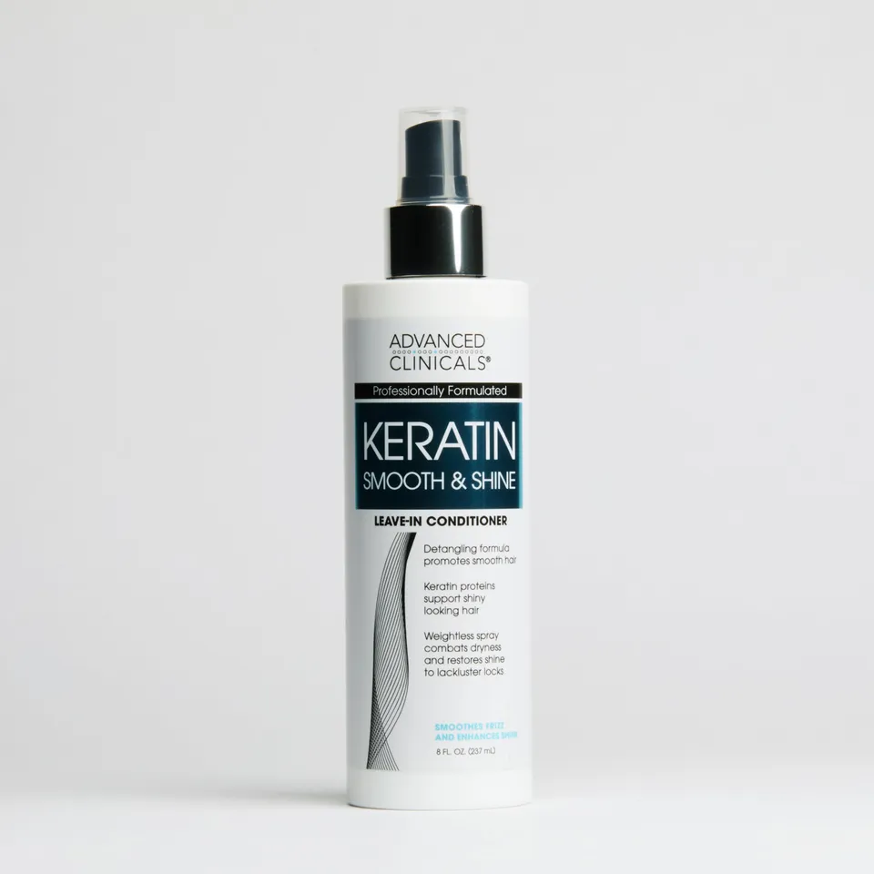 Advanced Clinicals Keratin Leave-In Conditioner Spray Glanz & Anti-Frizz