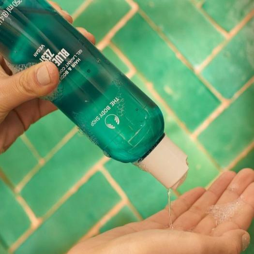 The Body Shop Blue Musk Zest Hair & Body Wash Duschgel 250 ml