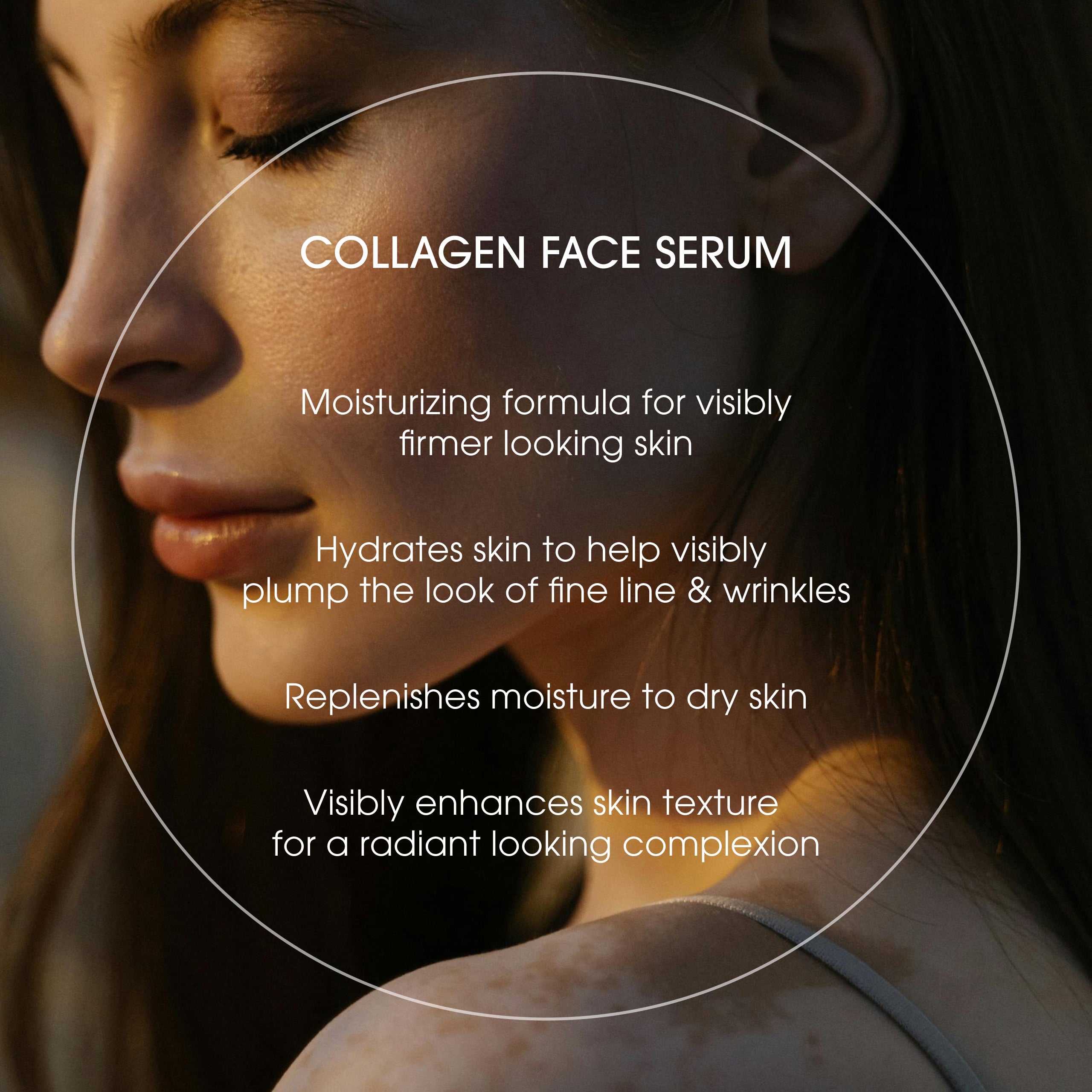 Advanced Clinicals Collagen Face Serum Gesichtsserum Peptide Squalan