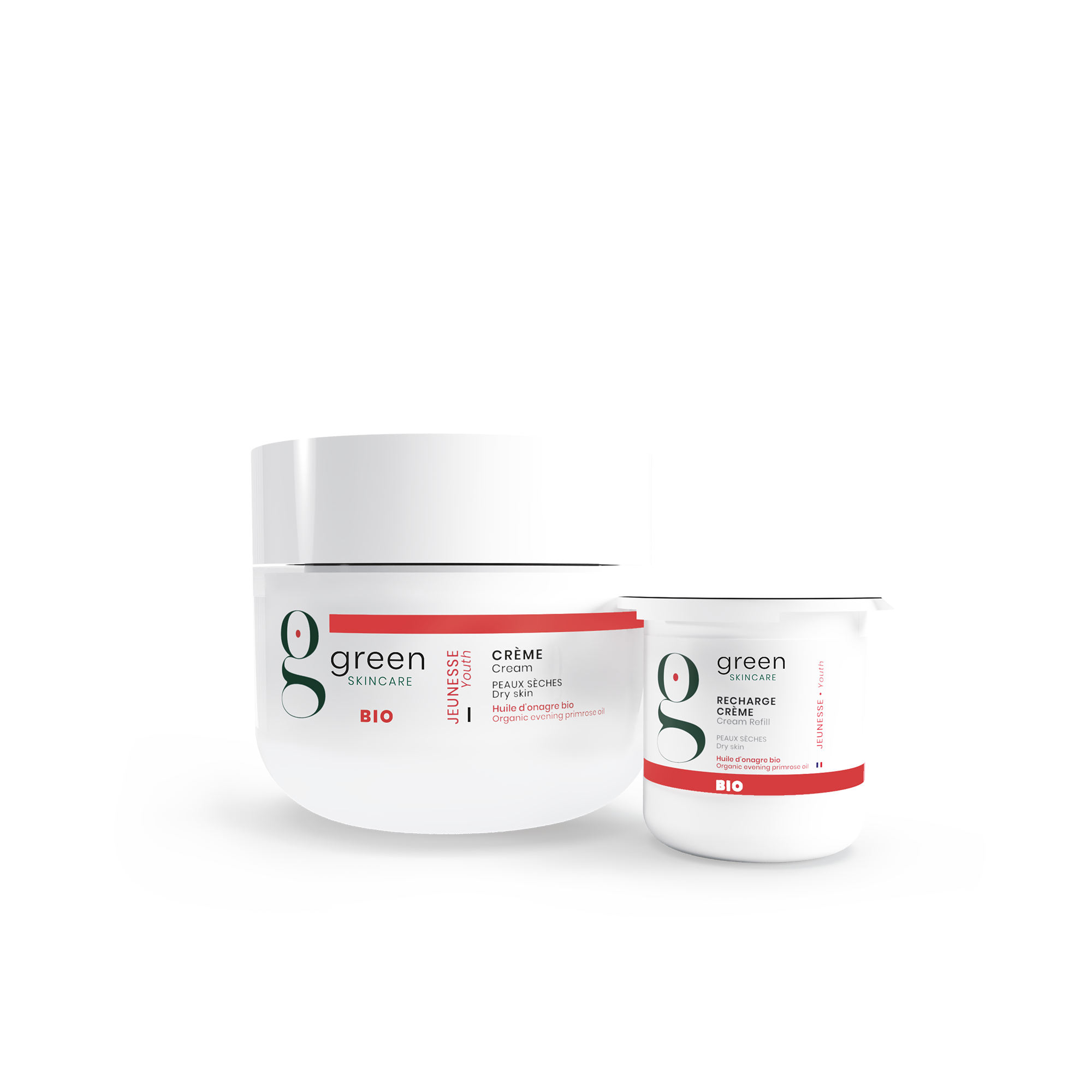 GREEN SKINCARE JEUNESSE Crème Gesichtscreme trockene Haut Hyaluron
