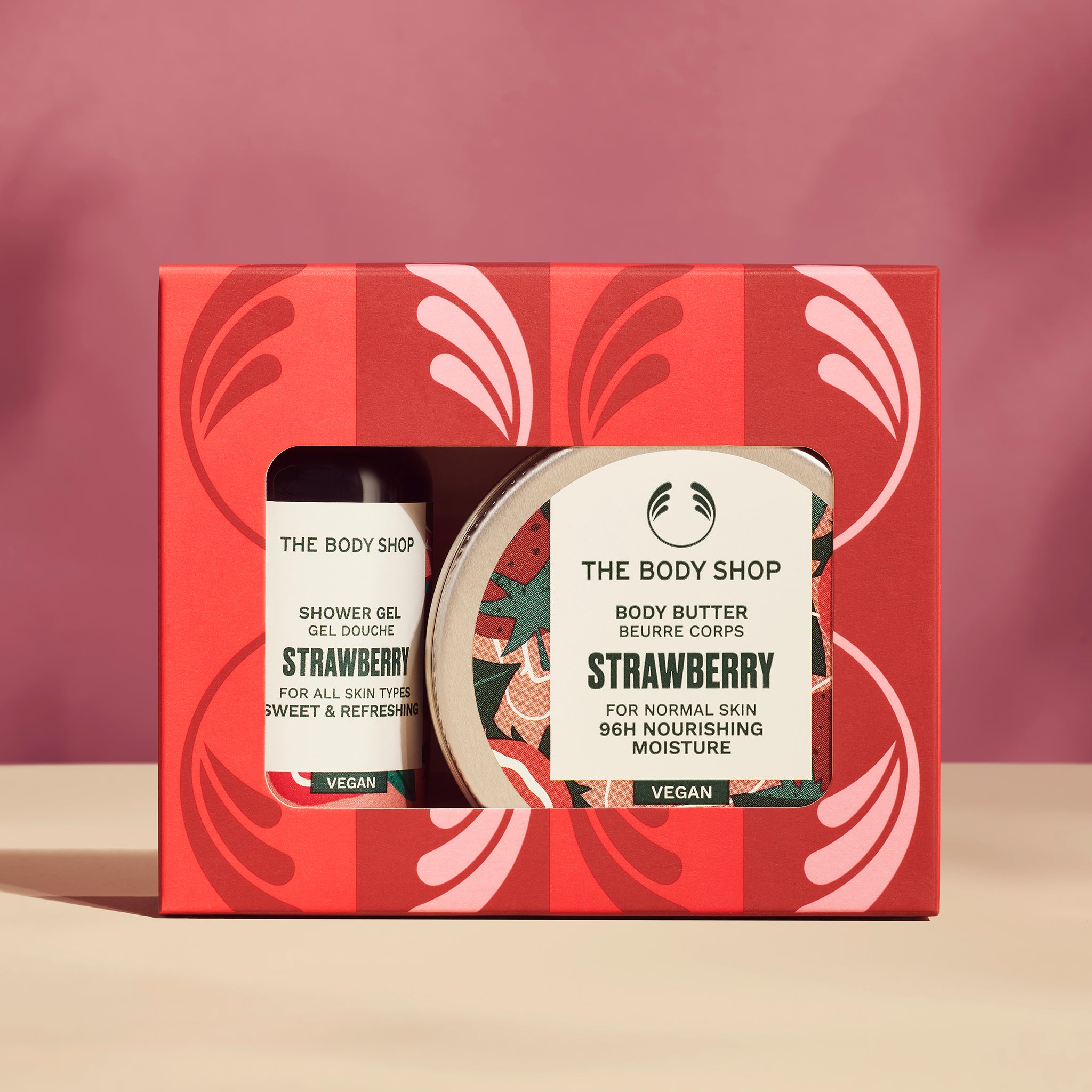 The Body Shop Gift Sets Strawberry Treats Pflegeset Erdbeere
