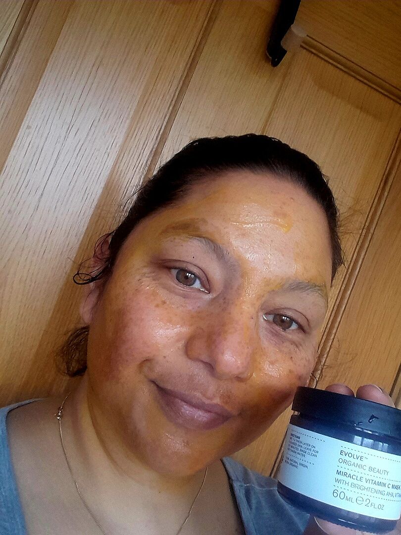 Evolve Organic Beauty Miracle Vitamin C AHA Gesichtsmaske Glow