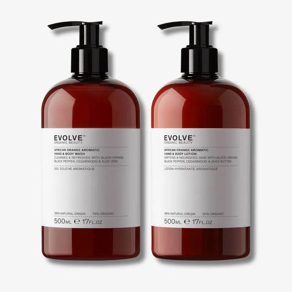 Evolve African Orange Duschgel Set Blutorange Duo