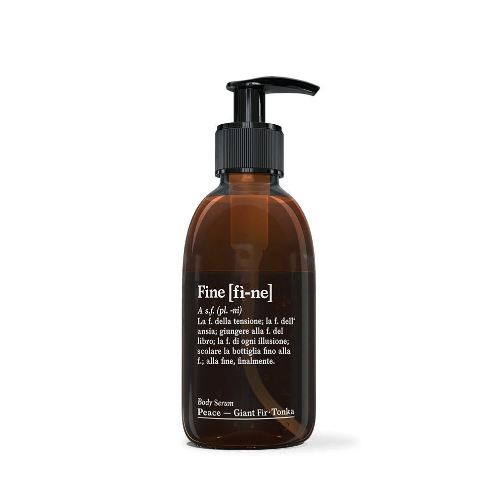 fine Peace Hyaluron Körperserum Balsamtanne Tonka Abend