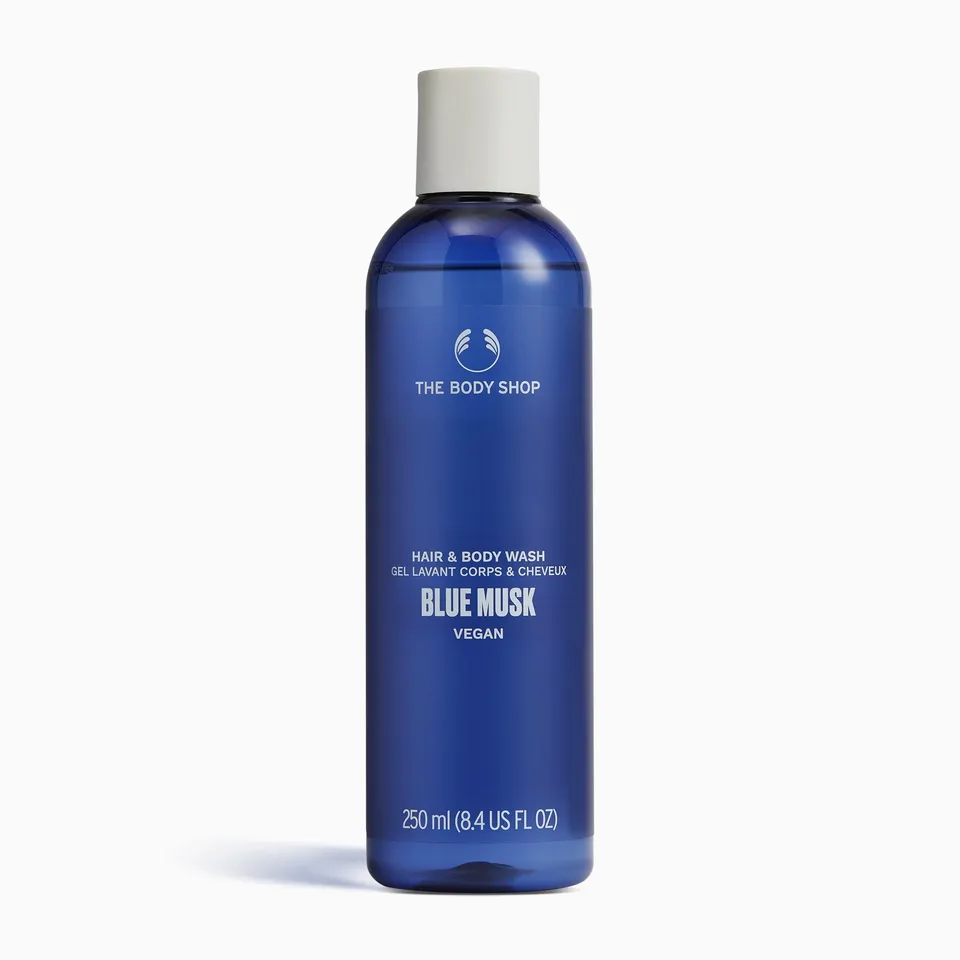 The Body Shop Blue Musk Hair & Body Wash 250 ml Moschus