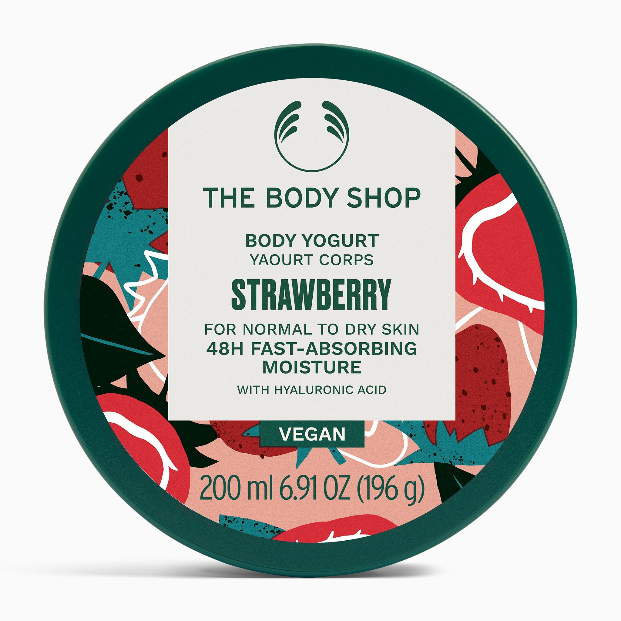The Body Shop Strawberry Body Yogurt Körpercreme 200 ml Erdbeere