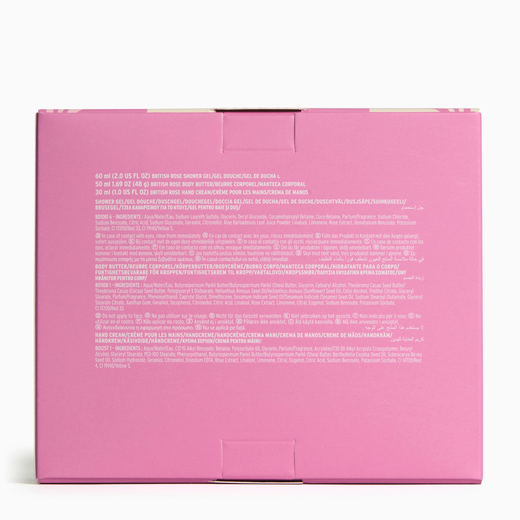 The Body Shop British Rose Mini Geschenkset 3-teilig Rose