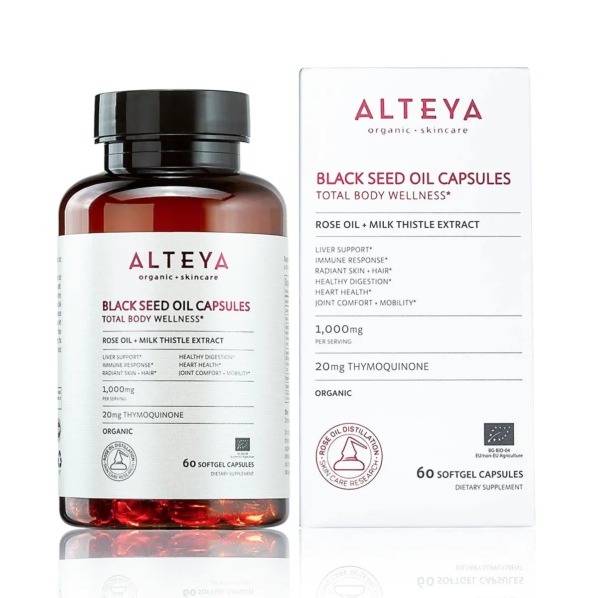 Alteya Organics Black Seed Oil Kapseln Schwarzkümmel Bio